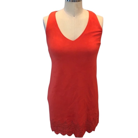 Design Lab by Lord & Taylor Red Sleeveless Dress Size XS - Picture 1 of 4